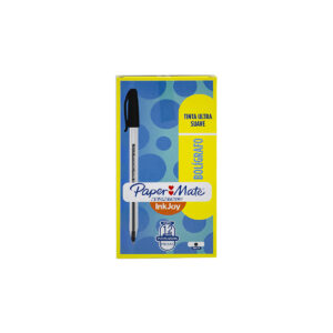 Bolígrafo Paper Mate Kilometrico 100 Med Bas Negro C/12