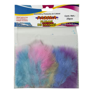 Plumas Pascua 2406 Col Pastel 20 Gr