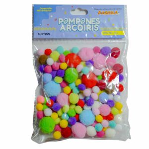 Pompones Pascua 20 Mm Multicolor Surtidos 15 Gr