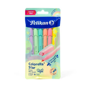 Plumones Pelikan Colorella Star C/ 6 Pastel