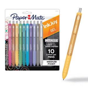 Bolígrafo Paper Mate Metallic Gel Ink Joy Rt 0.8 C/10
