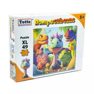 Rompecabezas Totte 49 Pzas Xl Reunion De Dinosaurios