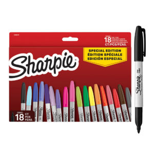 Marcador Permanente Sharpie Fino C/18