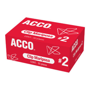 Clip Acco Mariposa No. 2 Con 50