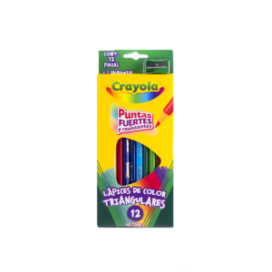 Lápices De Colores Crayola Con 12 Triangulares (Modelo 68-4212)