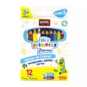 Lápices De Colores Norma Súper Hexagonales Con 12