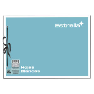 Cuaderno Dibujo Estrella C/Agujeta Bco 20 Hj