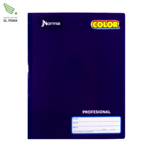 Cuaderno Profesional cosido Norma Color 360 100 Hojas Cuadro Grande (7 mm)