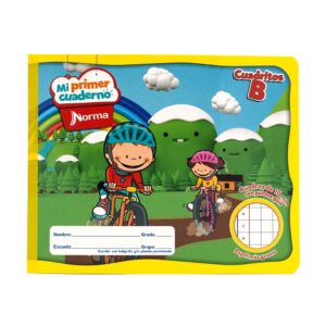 Mi Primer Cuaderno Cosido Italiano Cuadritos "B" (10Mm) 72 Hojas Norma