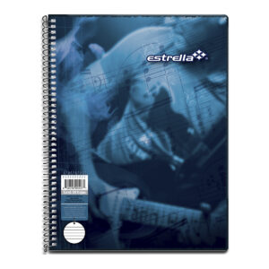 Libreta Profesional De Música Pautado Estrella 50 H