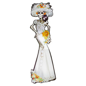 Adorno Catrina Novia Para Armar - Día De Muertos
