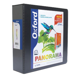 Carpeta Oxford Panorama 4 Pulg Herraje D Negra